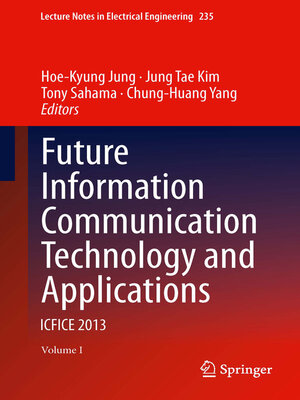 cover image of Future Information Communication Technology and Applications